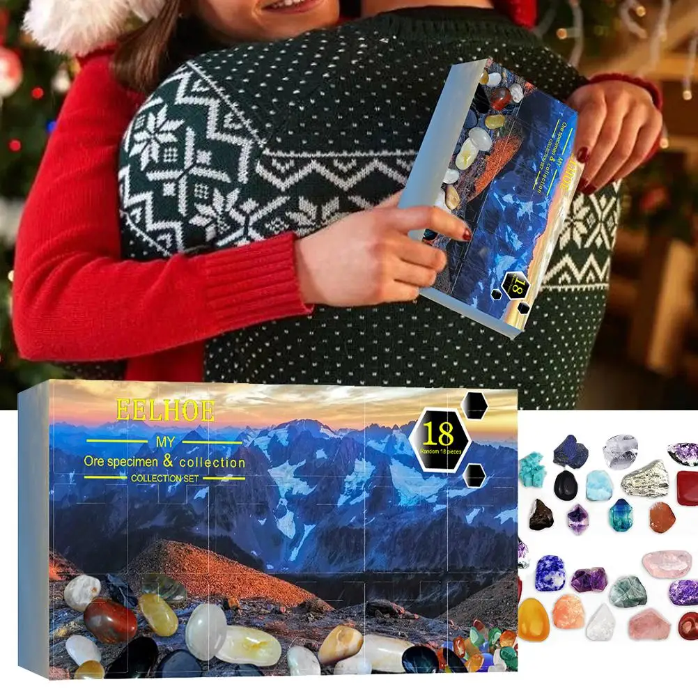 Christmas Advent Calendar Toy for Kids 18 Grid Mineral Gift Box Toys Christmas Ore Blind Box Toys
Christmas Advent Calendar Toy for Kids 18 Grid Mineral Gift Box Toys Christmas Ore Blind Box Toys