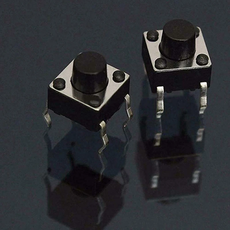 10 моделей 100 шт набор тактильных кнопочных переключателей 6x6 Такт 4 3 мм-13 мм DIP 4P |