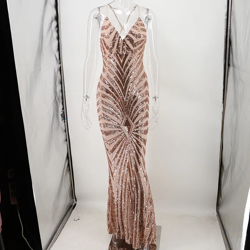 Long Glitter Dresses For Women Birthday Party 2021 New Fashion Sequin Spaghetti Strap Dress Sexy V Neck Backless Vestidos Mujer
Long Glitter Dresses For Women Birthday Party 2021 New Fashion Sequin Spaghetti Strap Dress Sexy V Neck Backless Vestidos Mujer