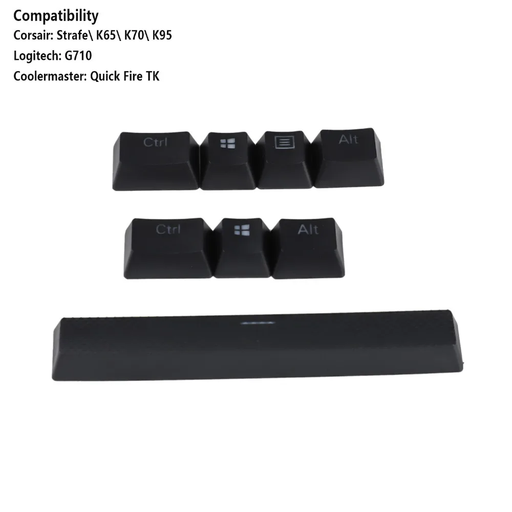 Клавиши Razer 6.0u Corsair Logitec 6.5u Space Bar PBT колпачки клавиш Double Shot дополнительные 8 клавиши