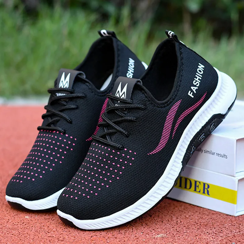 Women Casual Sneakers Mesh Breathable Lace-Up Shallow Female Vulcanized Shoes Outdoor Comfortable Concise Ladies Sports Footwear
Women Casual Sneakers Mesh Breathable Lace-Up Shallow Female Vulcanized Shoes Outdoor Comfortable Concise Ladies Sports Footwear