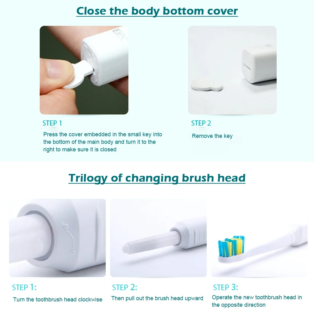 Ultrasonic Sonic Electric Toothbrush Rechargeable Tooth Brushes Washable Electronic Whitening Teeth Brush Timer Toothbrush
Ultrasonic Sonic Electric Toothbrush Rechargeable Tooth Brushes Washable Electronic Whitening Teeth Brush Timer Toothbrush