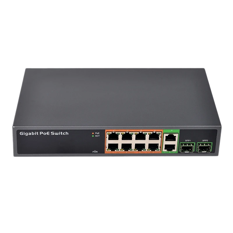 PSE1008GSR 10/100/1000 Мбит/с POE коммутатор 8 портов Poe + 2 Uplink + 2SFP 150 Вт сетевой коммутатор PoE (штепсельная вилка США)
PSE1008GSR 10/100/1000 Мбит/с POE коммутатор 8 портов Poe + 2 Uplink + 2SFP 150 Вт сетевой коммутатор PoE (штепсельная вилка США)