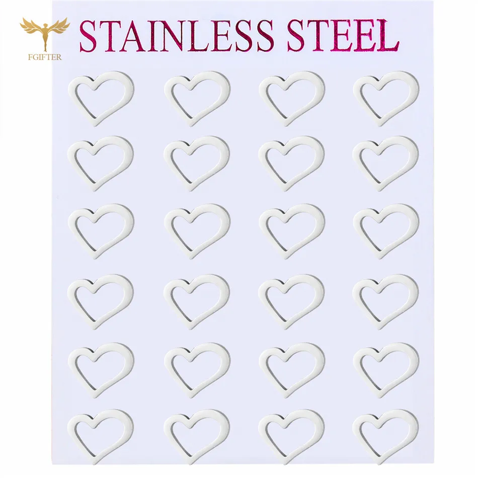 2022 New Statement Women's Earrings Asymmetric Hollow Heart Ear Stud Couple Earrings Anniversary Gift Stainless Steel Jewelry
2022 New Statement Women's Earrings Asymmetric Hollow Heart Ear Stud Couple Earrings Anniversary Gift Stainless Steel Jewelry
