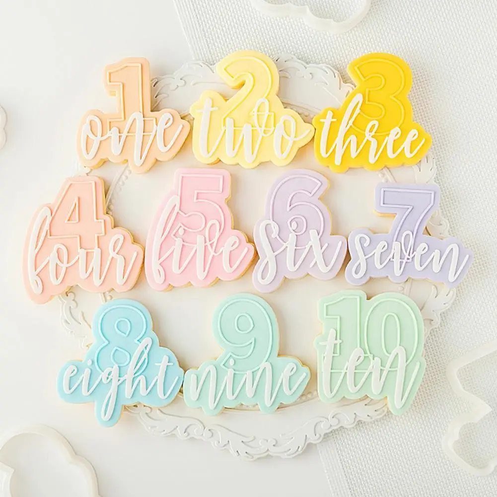 Cake Decoration Tool Happy Birthday Number Acrylic Cookie Cutter Reverse Stamp Embosser Fondant Plastic Mould Baking Tools
Cake Decoration Tool Happy Birthday Number Acrylic Cookie Cutter Reverse Stamp Embosser Fondant Plastic Mould Baking Tools