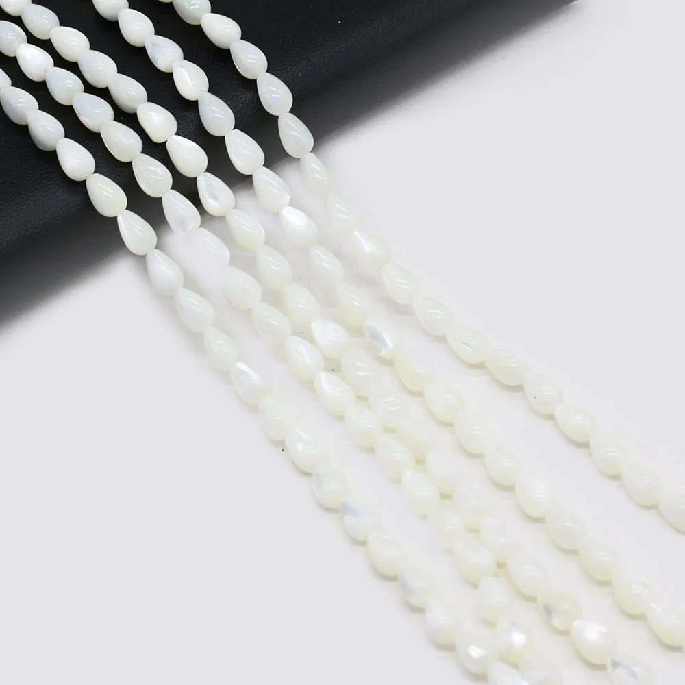 Wholesale4PCS Natural Freshwater Shells White Drop Beaded Making DIY Necklace Bracelet Charms Jewelry Gift Mother-of-Pearl Shell
Wholesale4PCS Natural Freshwater Shells White Drop Beaded Making DIY Necklace Bracelet Charms Jewelry Gift Mother-of-Pearl Shell