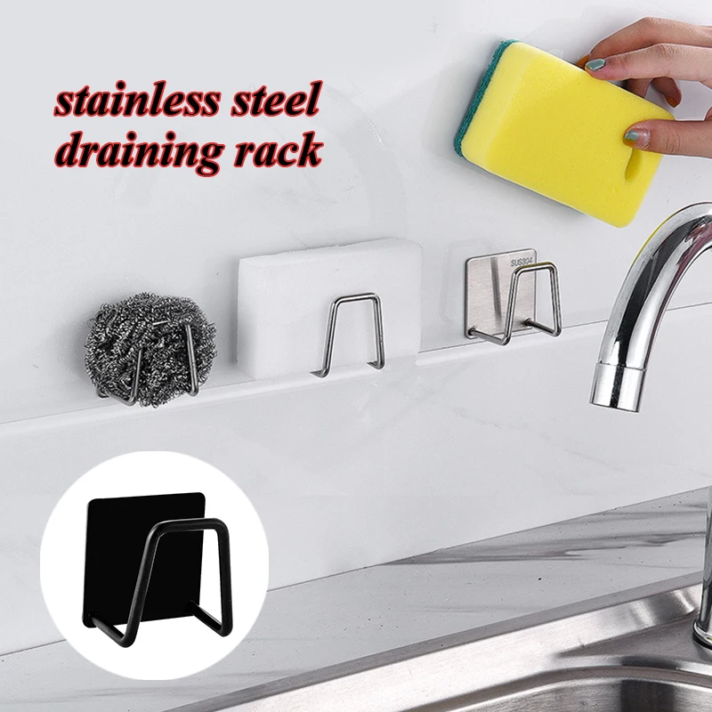 Rust-proof Kitchen Utensils Stainless Steel Storage Rack Drain Rack Sponge Drain Rack Kitchen Storage Holder Sink Accessories
Rust-proof Kitchen Utensils Stainless Steel Storage Rack Drain Rack Sponge Drain Rack Kitchen Storage Holder Sink Accessories