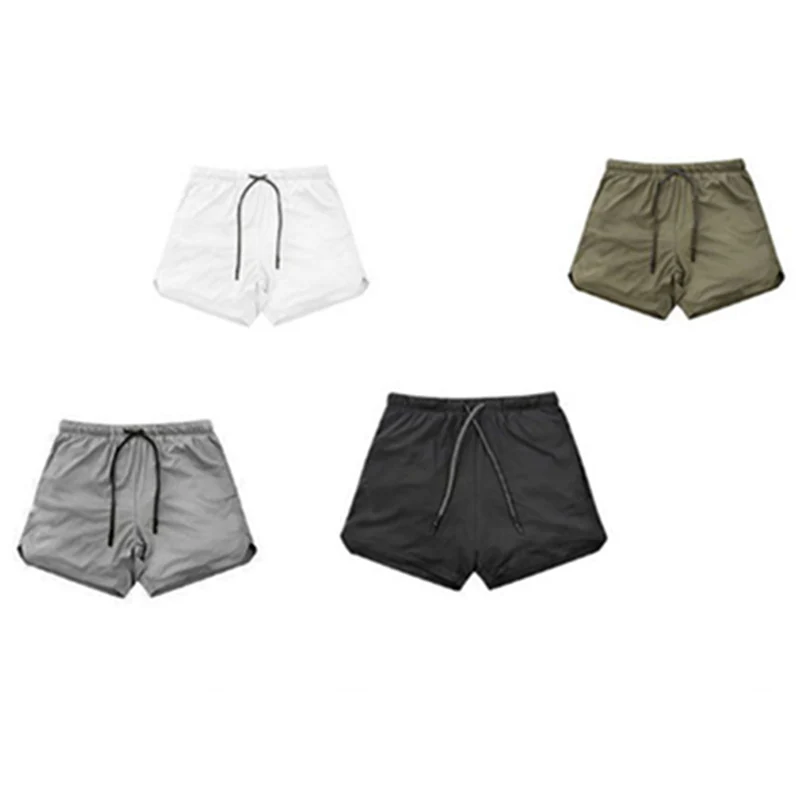 Men Summer Double-Deck Slim Shorts Fitness Bodybuilding Running Male Shorts Breathable Quick Drying Shorts Male Sportswear
Men Summer Double-Deck Slim Shorts Fitness Bodybuilding Running Male Shorts Breathable Quick Drying Shorts Male Sportswear