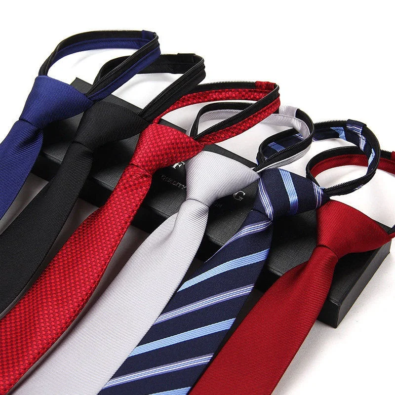 High Quality 2019 New Designers Brands Fashion Business Casual 5cm Slim Ties for Men Zipper Necktie Formal Work with Gift Box
High Quality 2019 New Designers Brands Fashion Business Casual 5cm Slim Ties for Men Zipper Necktie Formal Work with Gift Box