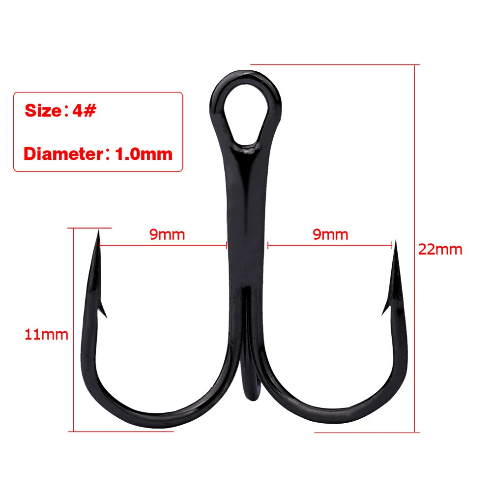 50pcs/ Set Fishing Hook Carbon Steel Wide Crank Offset Fishhook For Soft Worm Lure Treble Barbed Carp Fishing Hooks