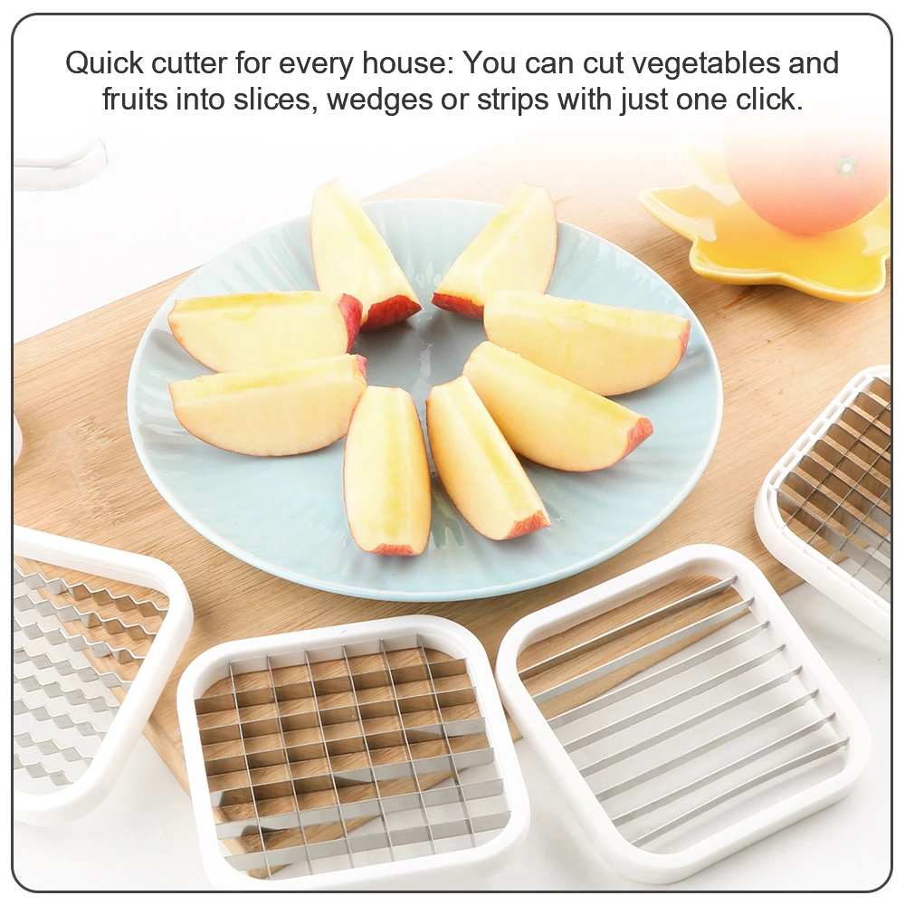 Five-piece Household Stainless Steel Divider Grid Cutting French Fries Potato Slicer Vegetable And Fruit Cutting Knife Slicer
Five-piece Household Stainless Steel Divider Grid Cutting French Fries Potato Slicer Vegetable And Fruit Cutting Knife Slicer