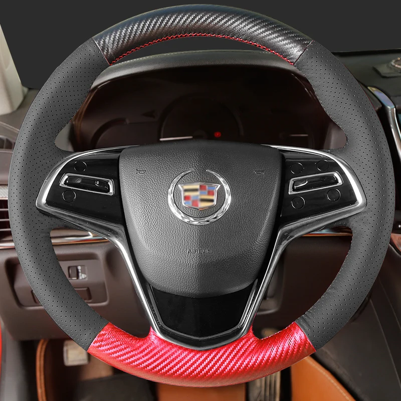 For Cadillac ATSL XTS xt4 xt5 CT6 DIY custom carbon fiber leather car interior steering wheel cover car accessories
For Cadillac ATSL XTS xt4 xt5 CT6 DIY custom carbon fiber leather car interior steering wheel cover car accessories