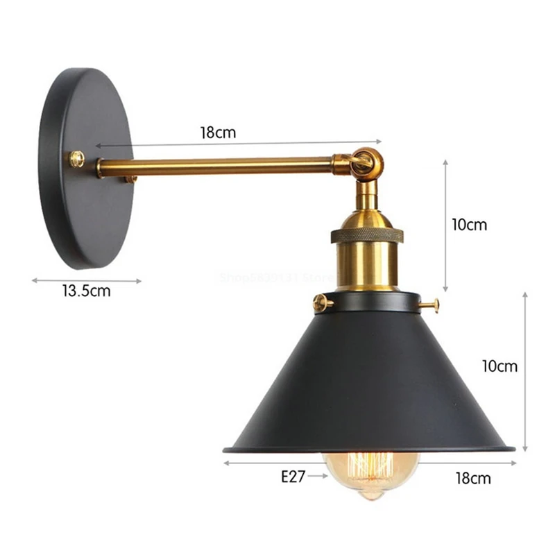 American Vintage Wall Lamp Industrial Wall Sconce Lights LED Wall Lights for Home Iron Loft Foyer Dining Living Room Decoration
American Vintage Wall Lamp Industrial Wall Sconce Lights LED Wall Lights for Home Iron Loft Foyer Dining Living Room Decoration