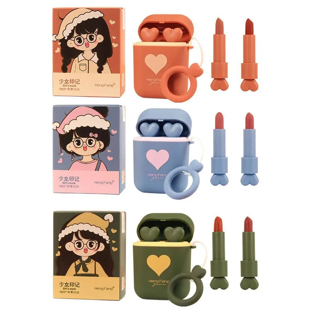 Smooth Matte Texture Lipstick 2 Colors Available Lip Long-Lasting Lips Korean Lipstick Box Makeup Earphone Cosmetics Set Gl R4B6
Smooth Matte Texture Lipstick 2 Colors Available Lip Long-Lasting Lips Korean Lipstick Box Makeup Earphone Cosmetics Set Gl R4B6