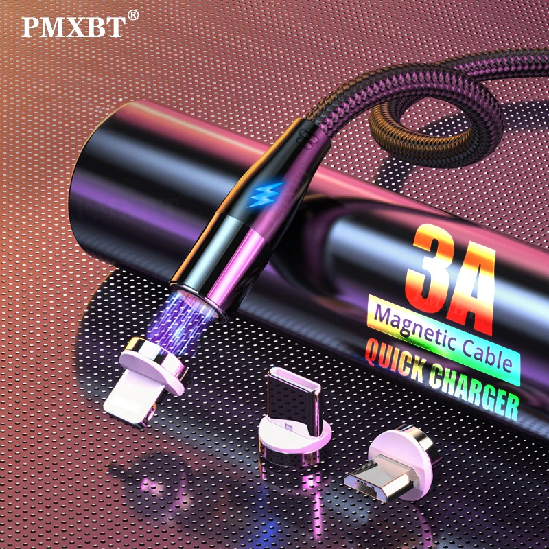 Micro USB Type C Magnetic Cable 3A Quick Charging For iPhone 12 Xiaomi Mi11 Redmi Huawei Samsung Mobile Phone Data Sync USB Line
Micro USB Type C Magnetic Cable 3A Quick Charging For iPhone 12 Xiaomi Mi11 Redmi Huawei Samsung Mobile Phone Data Sync USB Line