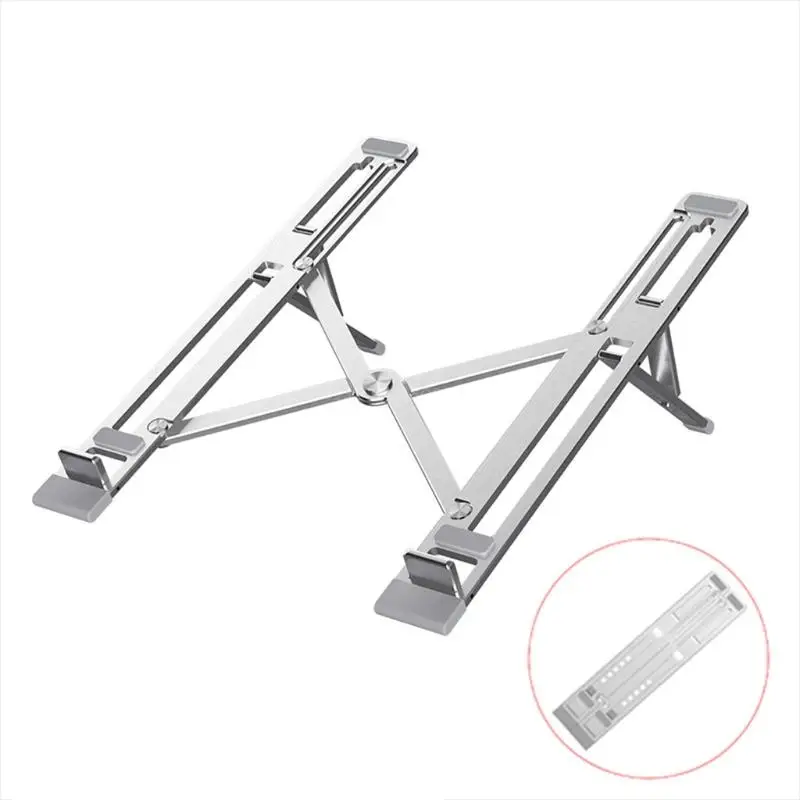 Portable Laptop Stand 4 Height Adjustable Ergonomic Aluminum Riser Platform Super Stable Foldable Laptop Stand For 11-17" Laptop 
Portable Laptop Stand 4 Height Adjustable Ergonomic Aluminum Riser Platform Super Stable Foldable Laptop Stand For 11-17" Laptop