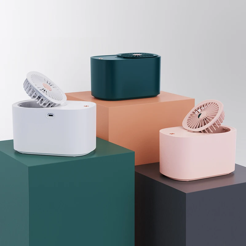 Складной мини-вентилятор с распылителем Usb источник питания подсветкой