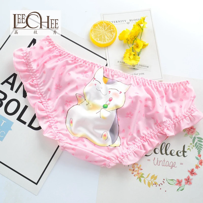 Panties For Women Briefs Milk Silk Low Waist Triangle Ladies Underwear Cute Girl College Student Cartoon Cherry Cat Family
Panties For Women Briefs Milk Silk Low Waist Triangle Ladies Underwear Cute Girl College Student Cartoon Cherry Cat Family