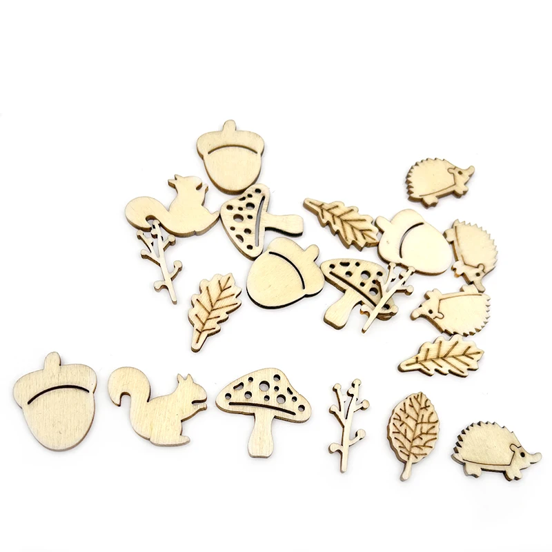 50Pcs Random Mixed Forest Animal Hedgehog/Squirrel Wood Crafts Supplies DIY Scrapbook Embellishments Wooden Ornament Home Decor
50Pcs Random Mixed Forest Animal Hedgehog/Squirrel Wood Crafts Supplies DIY Scrapbook Embellishments Wooden Ornament Home Decor
