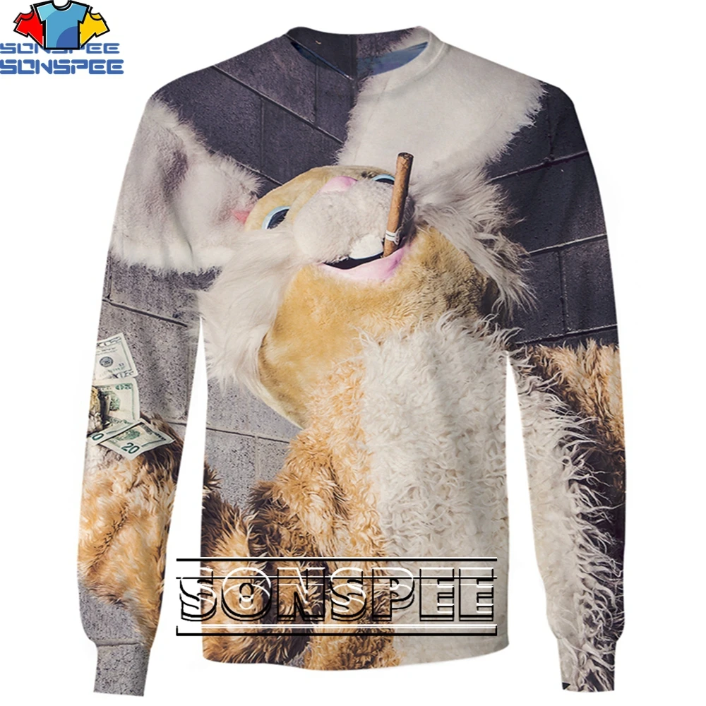 SONSPEE Doll Rabbit Funny Sweatshirt 3D Printing Men Women Spring Autumn Harajuku interesting Man Oversize Sweatshirts Kids Top
SONSPEE Doll Rabbit Funny Sweatshirt 3D Printing Men Women Spring Autumn Harajuku interesting Man Oversize Sweatshirts Kids Top