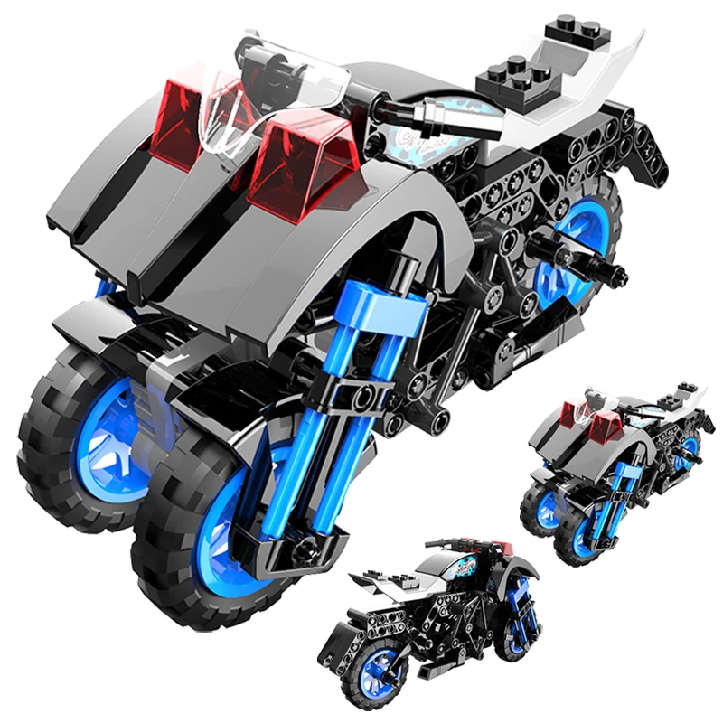 208Pcs City Technical Pull Back Motorcycle Building Blocks Speed Racing Supercar Vehicle Model Bricks Toy for Children Boys Gift 
208Pcs City Technical Pull Back Motorcycle Building Blocks Speed Racing Supercar Vehicle Model Bricks Toy for Children Boys Gift