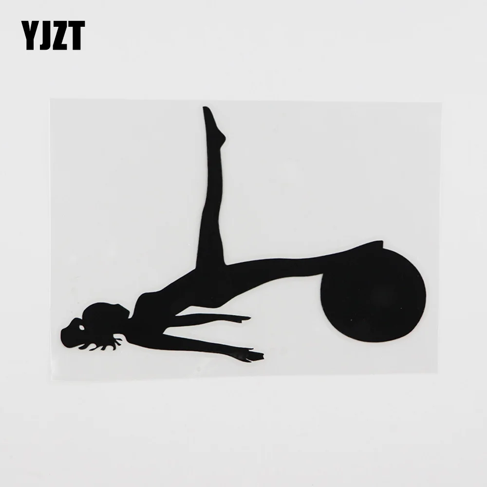 YJZT 14.3CMX10.1CM Fitness Girl Exercise With Ball Decal Vinyl Car Sticker Black/Silver 8A-0227
YJZT 14.3CMX10.1CM Fitness Girl Exercise With Ball Decal Vinyl Car Sticker Black/Silver 8A-0227