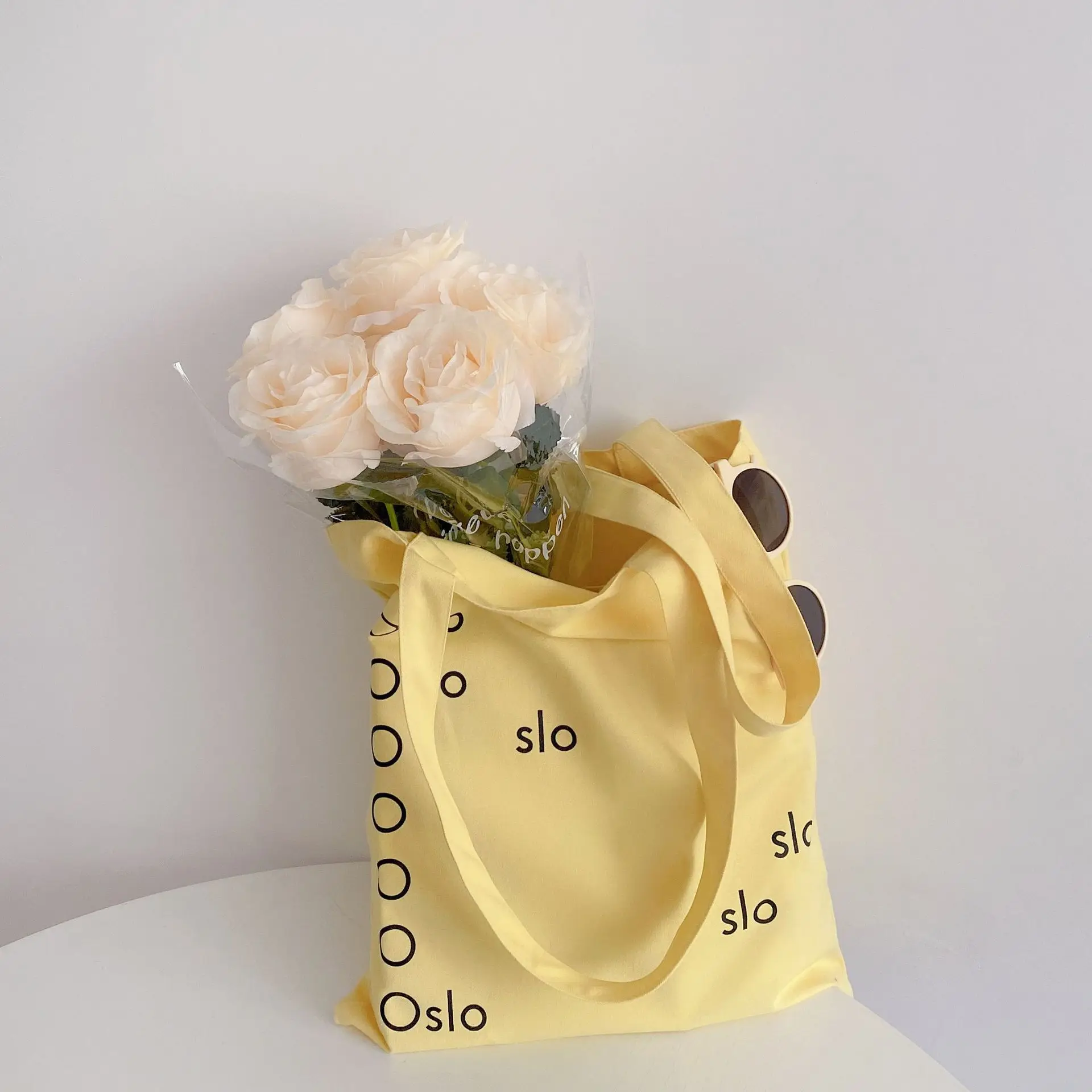 Lady Totes Shoulder Bag Canvas Eco Reusable Shopper Bag Cotton Bag Yellow Teenagers Textbook bag
Lady Totes Shoulder Bag Canvas Eco Reusable Shopper Bag Cotton Bag Yellow Teenagers Textbook bag