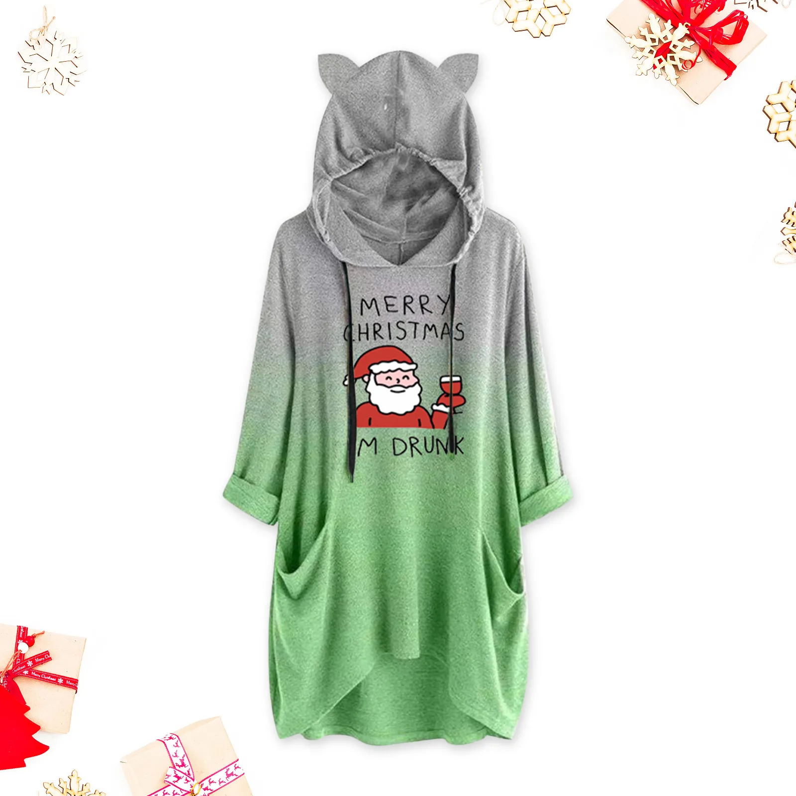 Sweatshirts Hoodies Women With Ears Autumn Long Tracksuit Christmas Print Long-sleeve Sweatshirt Casual Streetwear Pullover 2021
Sweatshirts Hoodies Women With Ears Autumn Long Tracksuit Christmas Print Long-sleeve Sweatshirt Casual Streetwear Pullover 2021