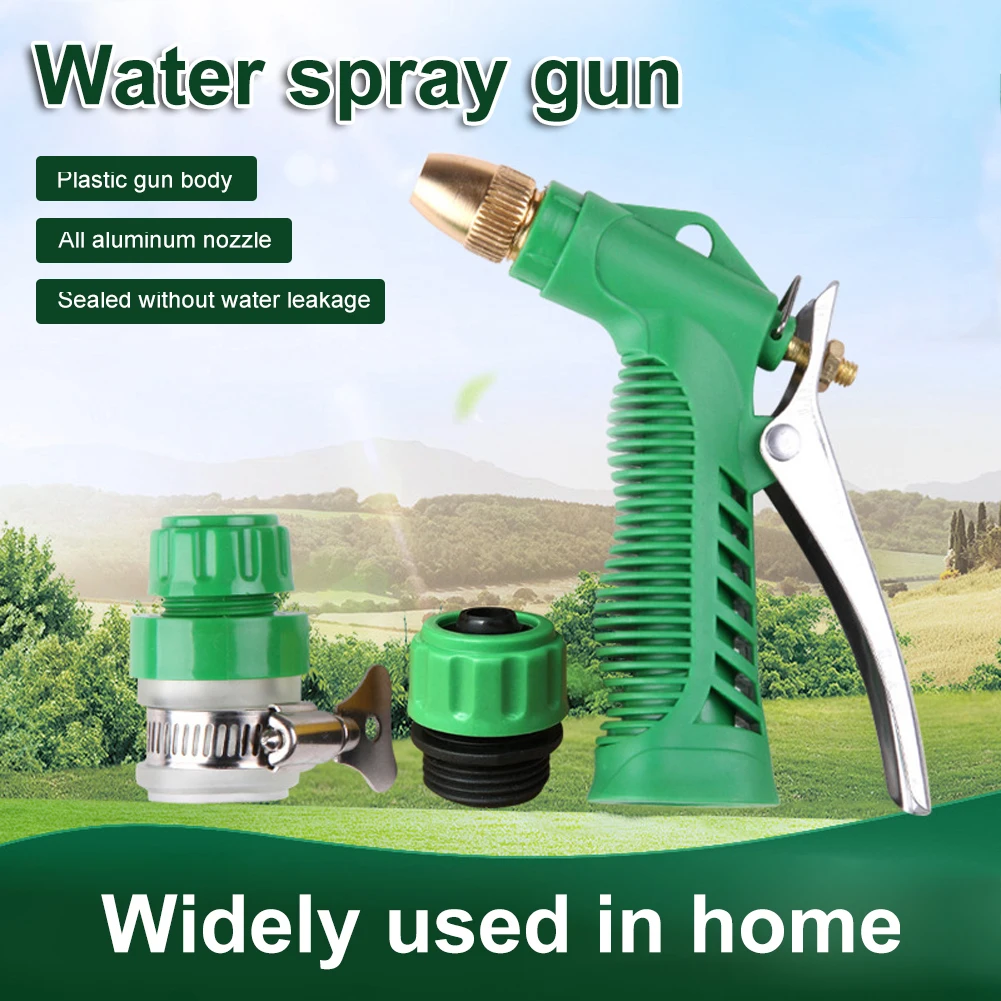 Portable Adjustable Garden Hose High Pressure Gun Sprinkler Nozzle Water Spray Gun Car Wash Hose Garden Water Gun Nozzle
Portable Adjustable Garden Hose High Pressure Gun Sprinkler Nozzle Water Spray Gun Car Wash Hose Garden Water Gun Nozzle
