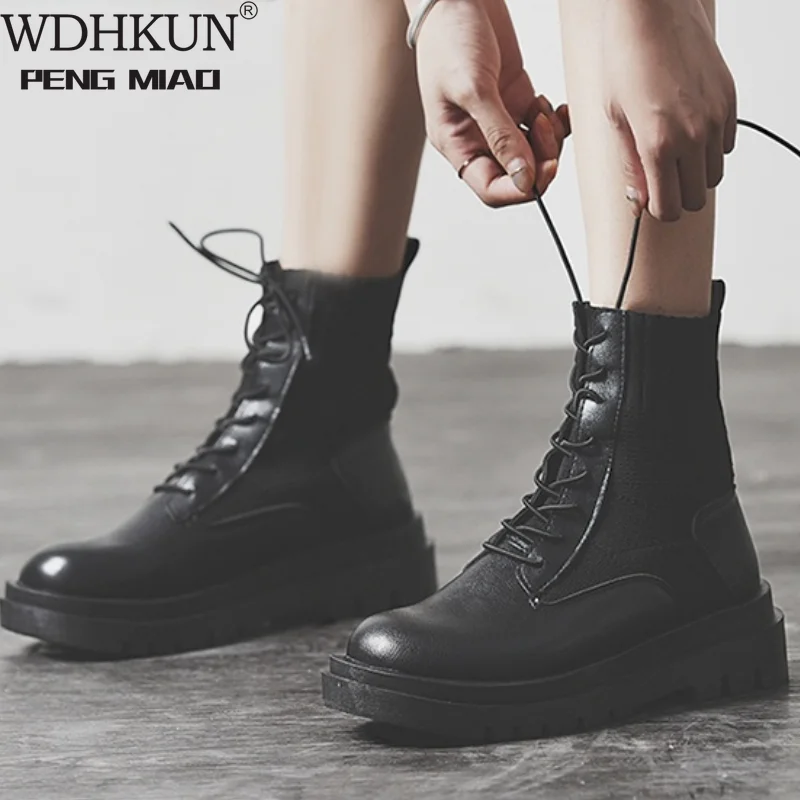 2021 Ankle Boots for Women Motorcycle Boots Chunky Heels Casual Lacing Round Toe Platform New Fashion Boots Shoes Female
2021 Ankle Boots for Women Motorcycle Boots Chunky Heels Casual Lacing Round Toe Platform New Fashion Boots Shoes Female