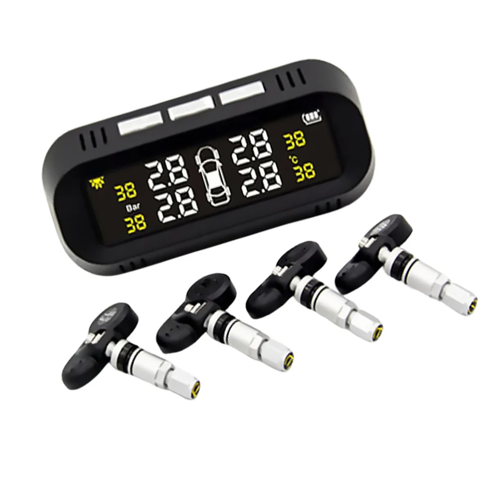 Wireless Solar Energy Universal Tire Pressure Monitor High Precision Tire Pressure Detector with External Color Screen
Wireless Solar Energy Universal Tire Pressure Monitor High Precision Tire Pressure Detector with External Color Screen