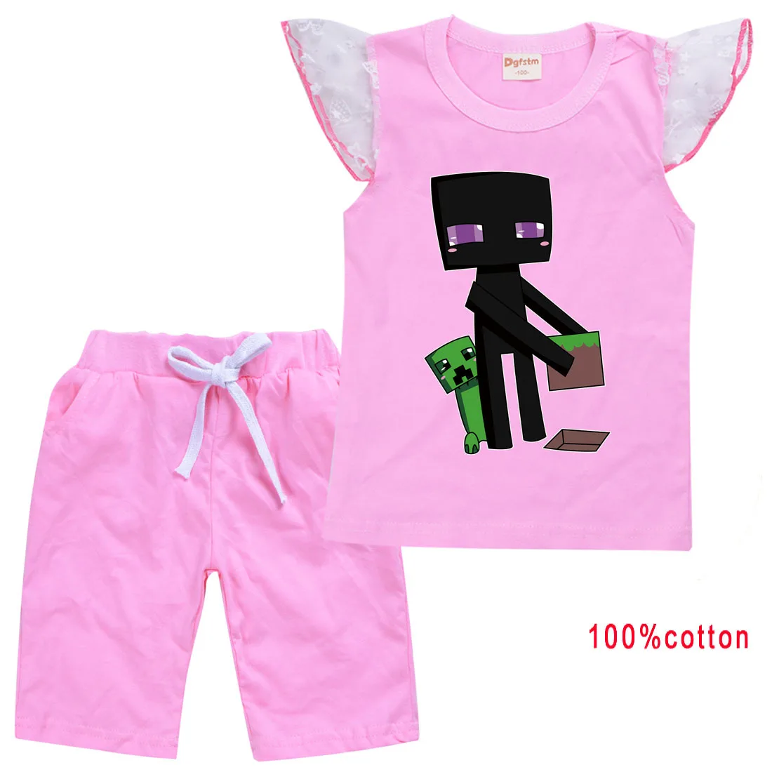2021 Robloxing summer children's clothing 100% cotton short-sleeved T-shirt + cotton pants suit
2021 Robloxing summer children's clothing 100% cotton short-sleeved T-shirt + cotton pants suit