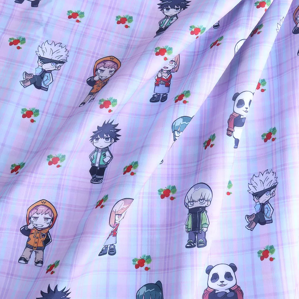 Jujutsu kaisen DIY handmade sewing patchwork quilting baby dress home sheet printed fabric fabric sewing kids fabric 4.8 32 R 
Jujutsu kaisen DIY handmade sewing patchwork quilting baby dress home sheet printed fabric fabric sewing kids fabric 4.8 32 R