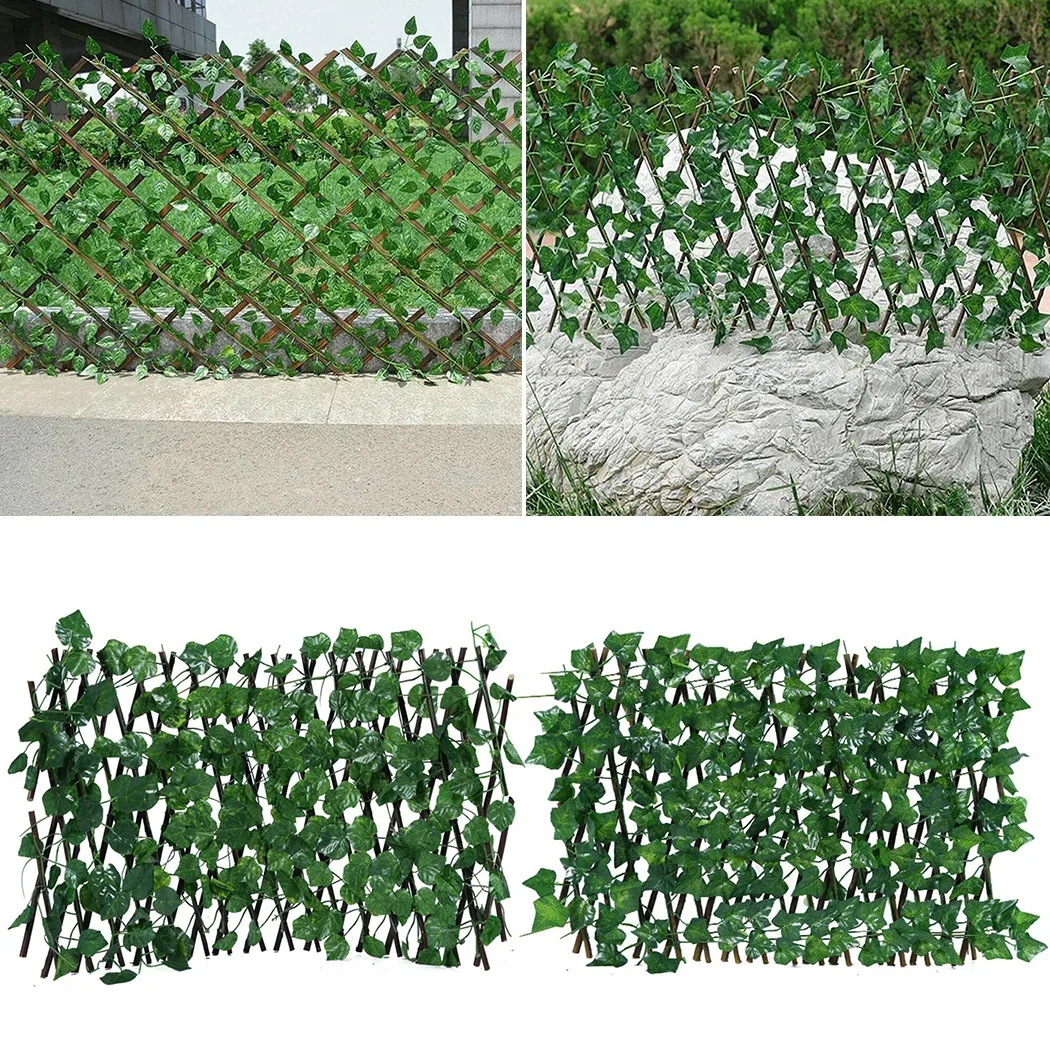 Garden Screening Expanding Trellis Fence Privacy Screen Artificial Ivy Leaves Decoration Wooden Hedge For Home Balcony Decor
Garden Screening Expanding Trellis Fence Privacy Screen Artificial Ivy Leaves Decoration Wooden Hedge For Home Balcony Decor