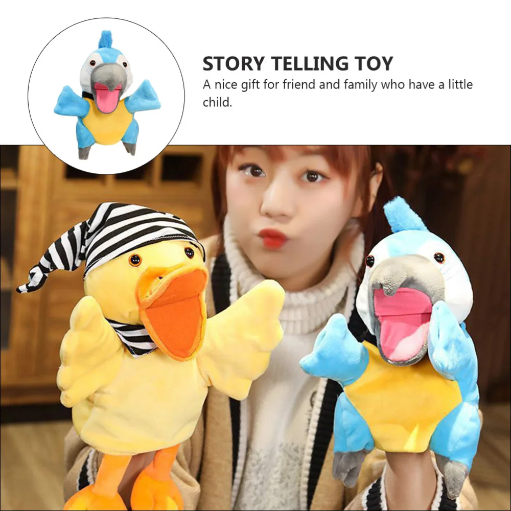 1pc Child Parrot Hand Puppet Children Plush Parrot Shaped Plaything (Blue)
1pc Child Parrot Hand Puppet Children Plush Parrot Shaped Plaything (Blue)