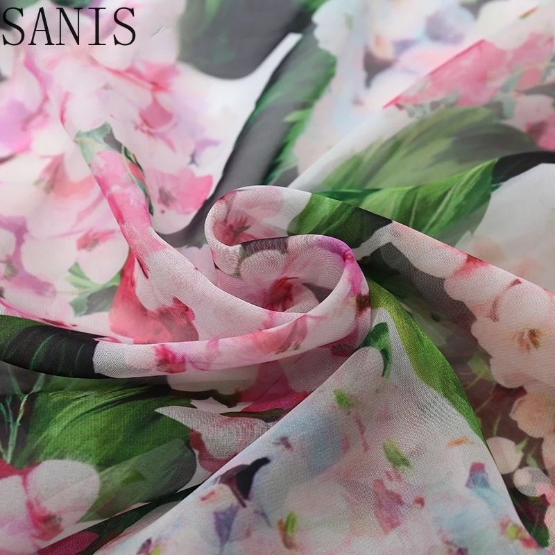 Sanis Fashion Runway Summer Chiffon Dress Women Lantern Sleeve Floral print Vintage Ladies Loose Midi Dress
Sanis Fashion Runway Summer Chiffon Dress Women Lantern Sleeve Floral print Vintage Ladies Loose Midi Dress