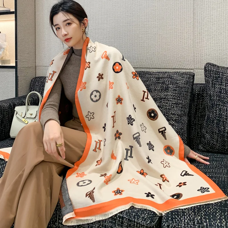Winter Warm Scarf Women Winter New Scarf Cashmere Double-sided Thick Warm Scarf Air Conditioning Shawl
Winter Warm Scarf Women Winter New Scarf Cashmere Double-sided Thick Warm Scarf Air Conditioning Shawl