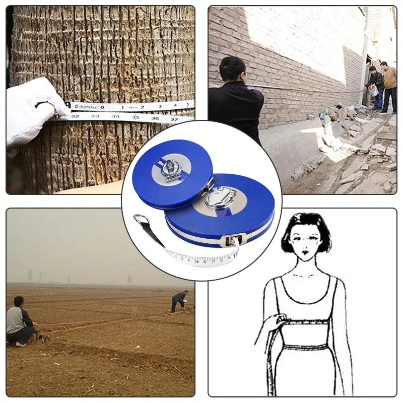 Retractable Tape Measure 30m Engineering Roll Tape Body Measuring Ruler Sewing Tailor Measuring Tools PVC Soft Height Ruler
Retractable Tape Measure 30m Engineering Roll Tape Body Measuring Ruler Sewing Tailor Measuring Tools PVC Soft Height Ruler