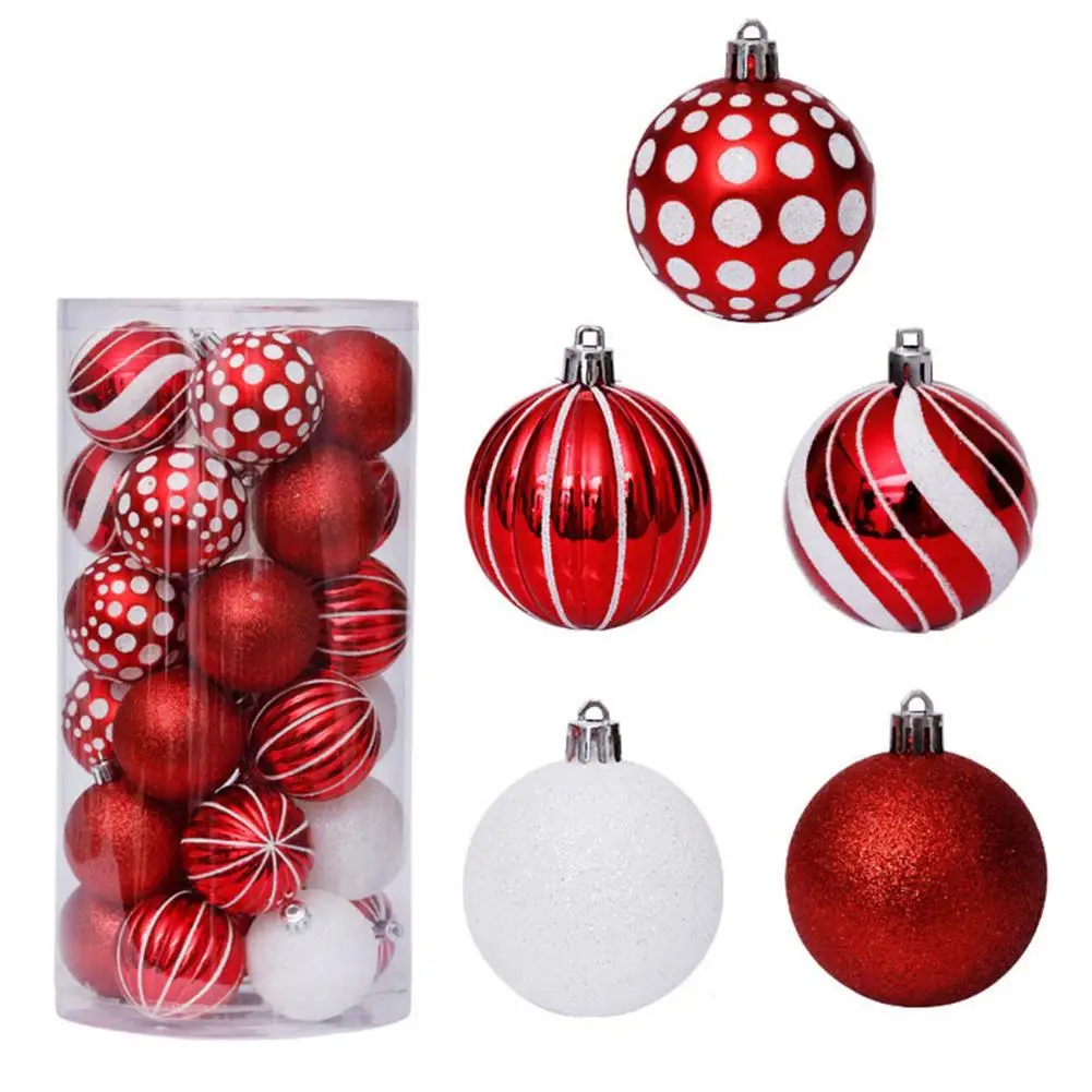 30 PCS Christmas Ball Ornaments Shatterproof Ornaments With Reusable Hand-Help Gift Boxes Ideal For Holidays Party Decoration Tr
30 PCS Christmas Ball Ornaments Shatterproof Ornaments With Reusable Hand-Help Gift Boxes Ideal For Holidays Party Decoration Tr