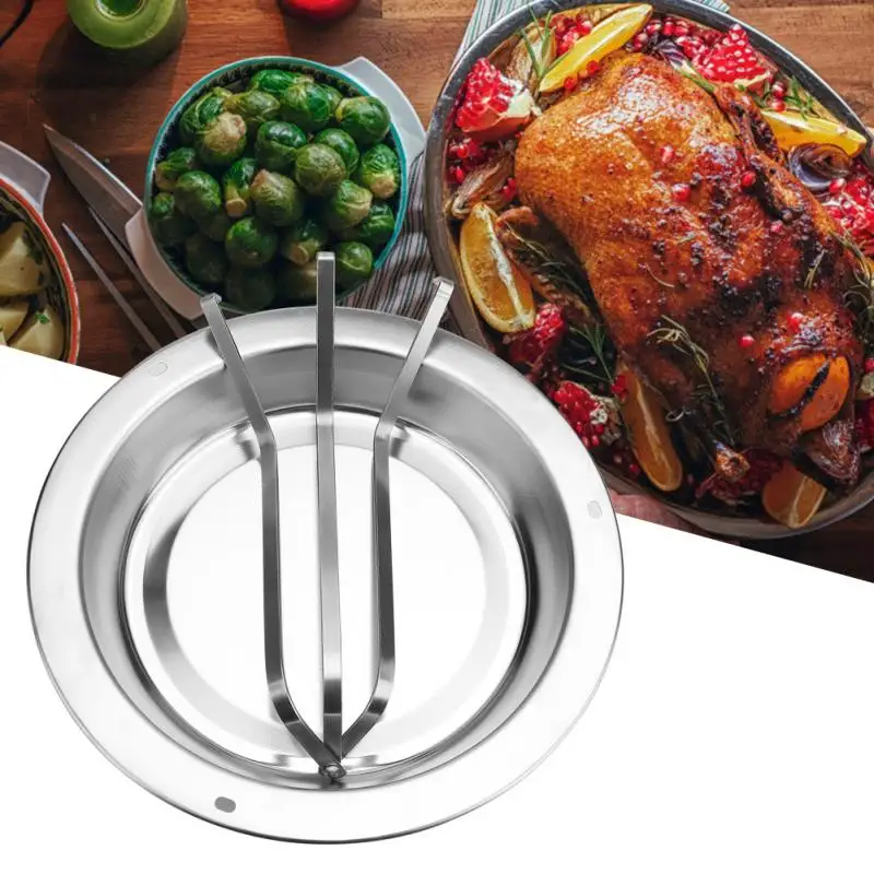 1Pc Stainless Steel Upright Roast Chicken Holder Roaster Rack Barbecue Stand Roasting BBQ Tool Barbecue Plate for Kitchen
1Pc Stainless Steel Upright Roast Chicken Holder Roaster Rack Barbecue Stand Roasting BBQ Tool Barbecue Plate for Kitchen