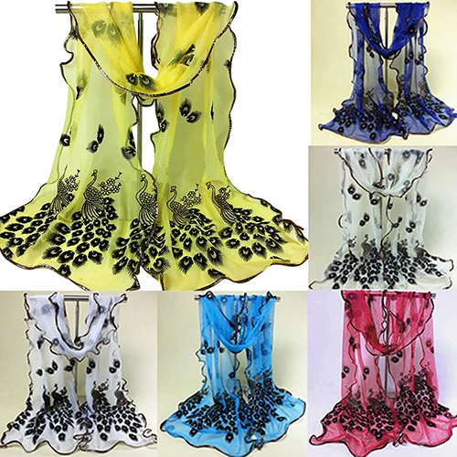 2020 New Women Scarf Fashion Peacock Flower Embroidered Lace Scarf Long Soft Wrap Shawl Stole Elegant Scarves Big Size Autumn
2020 New Women Scarf Fashion Peacock Flower Embroidered Lace Scarf Long Soft Wrap Shawl Stole Elegant Scarves Big Size Autumn