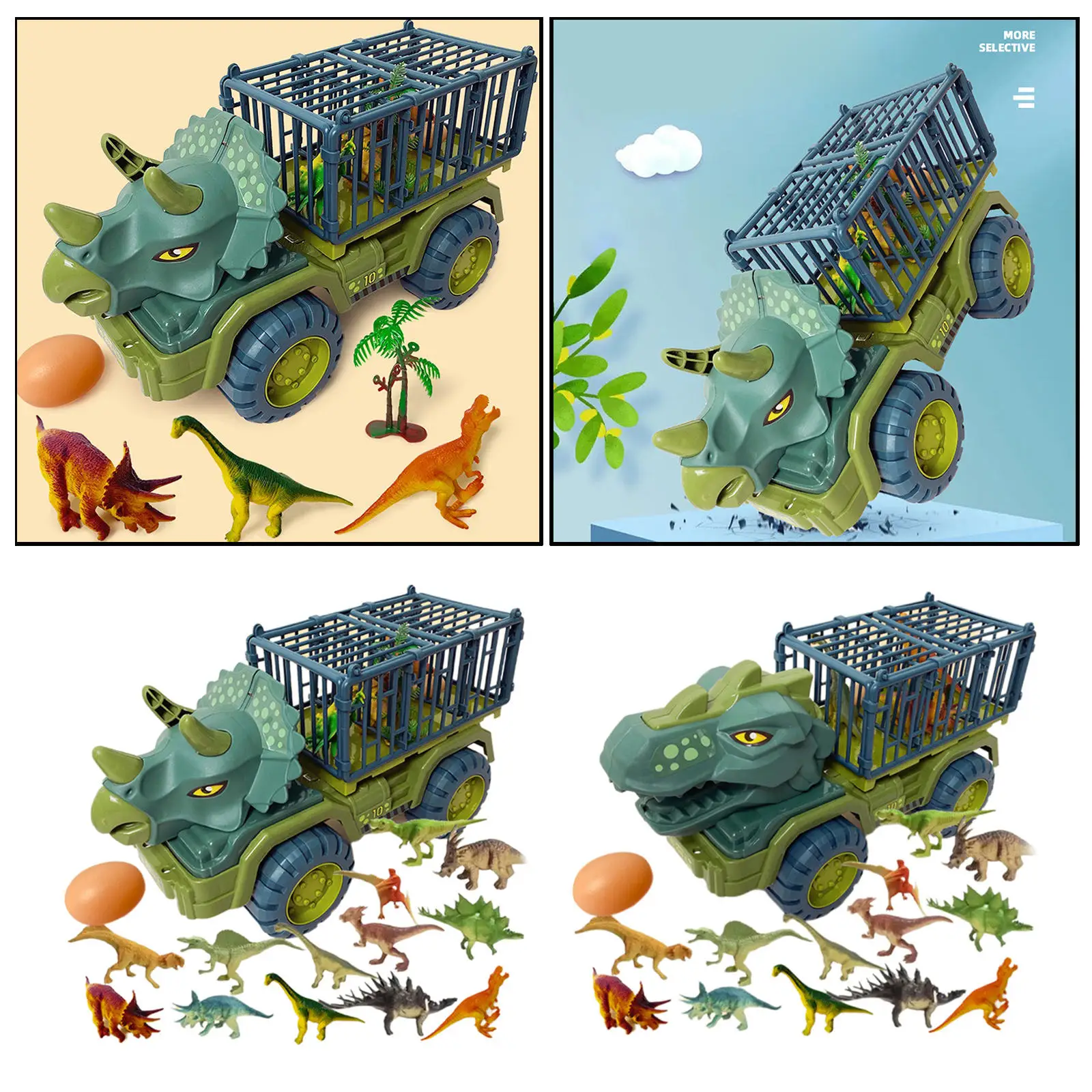 Car Toy Dinosaurs Transport Car Carrier Truck Toy Pull Back Vehicle Toy with Dinosaur Gift for Children with Rich Accessories
Car Toy Dinosaurs Transport Car Carrier Truck Toy Pull Back Vehicle Toy with Dinosaur Gift for Children with Rich Accessories