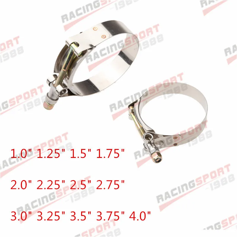 1.0"1.25"1.5"1.75"2.0" 2.25" 2.5" 2.75" 3.0" 3.25" 3.5" 3.75" 4.0" Turbo Pipe Silicone Hose Coupler T-bolt Clamp Stainless Steel
1.0"1.25"1.5"1.75"2.0" 2.25" 2.5" 2.75" 3.0" 3.25" 3.5" 3.75" 4.0" Turbo Pipe Silicone Hose Coupler T-bolt Clamp Stainless Steel