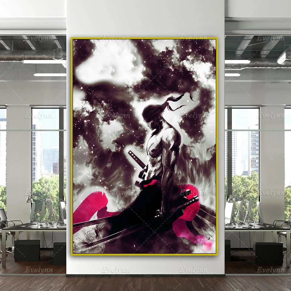 Hot Anime One Piece Zorro Posters And Prints Nordic Wall Art Canvas Painting Abstract Modular Picture For Living Room Home Decor
Hot Anime One Piece Zorro Posters And Prints Nordic Wall Art Canvas Painting Abstract Modular Picture For Living Room Home Decor
