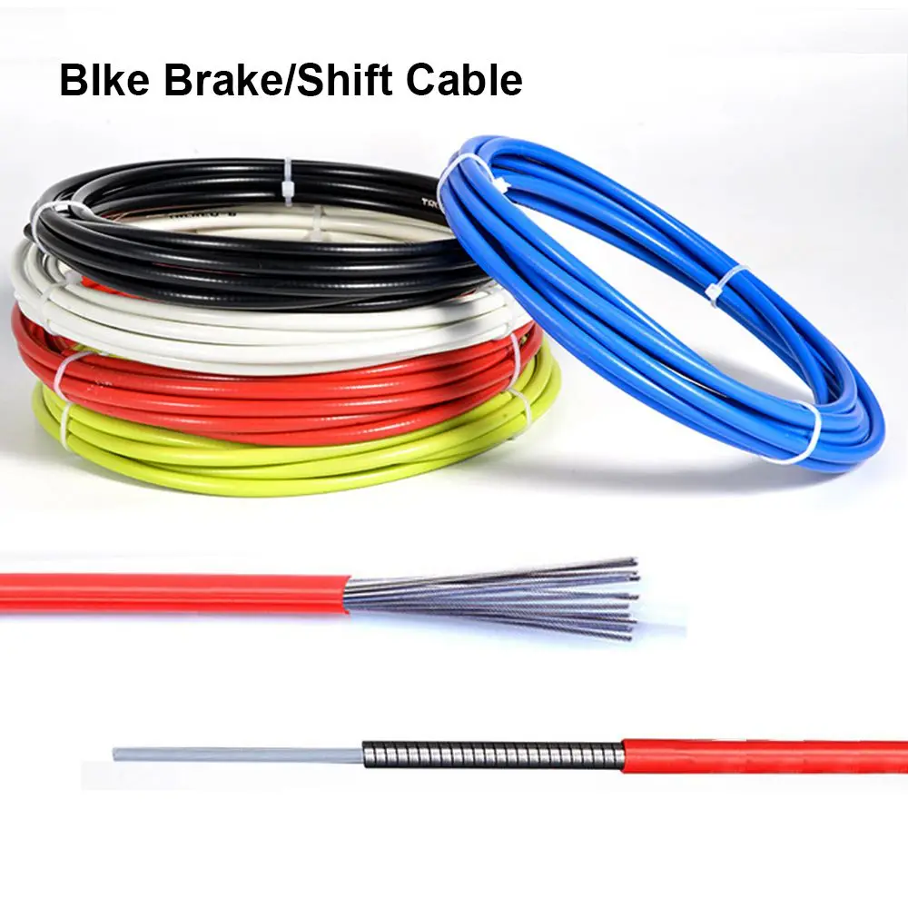 Hot Sales 3/4/5mm Bike Shifters Derailleur Cable Bicycle Brake Cables Line Pipe MTB Road Bike Shift Cable Wire Pipe 6 Color
Hot Sales 3/4/5mm Bike Shifters Derailleur Cable Bicycle Brake Cables Line Pipe MTB Road Bike Shift Cable Wire Pipe 6 Color