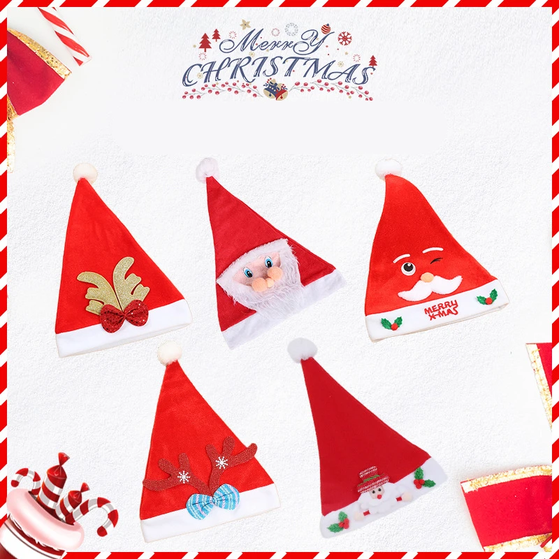Children Christmas Hat New Year Navidad Baby Girls Boys Cap Snowman Santa Claus Hats Kids Children Adult Xmas Gift Decoration
Children Christmas Hat New Year Navidad Baby Girls Boys Cap Snowman Santa Claus Hats Kids Children Adult Xmas Gift Decoration