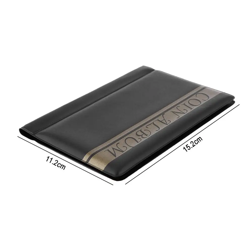 120 Pockets Coins Album Collection Book Commemorative Coin Storage Holders Album Book for Coin Collector Gifts
120 Pockets Coins Album Collection Book Commemorative Coin Storage Holders Album Book for Coin Collector Gifts