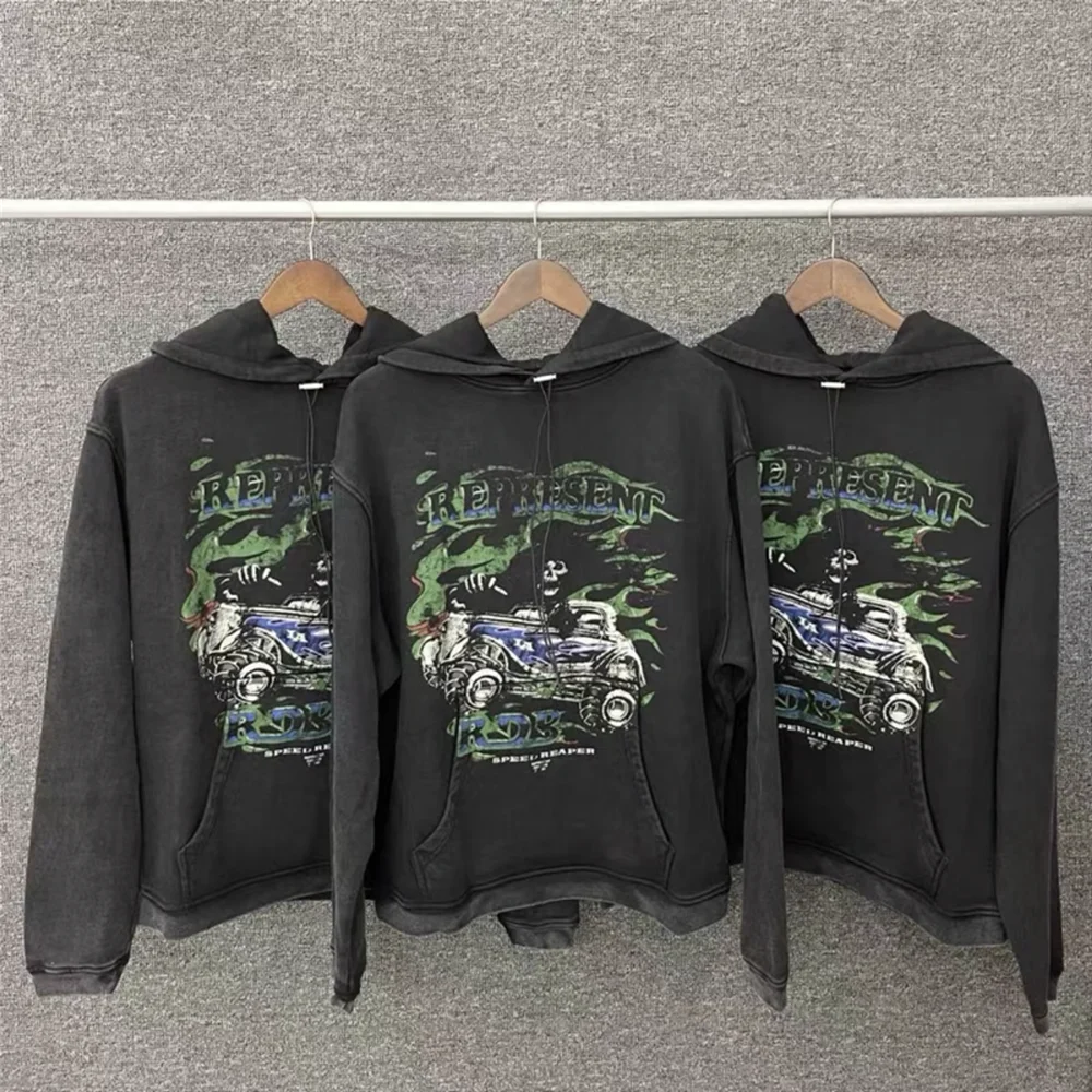 REPRESENT Hoodie Men Women REPRESENT Pullovers Skeleton Car Graphic Print Wash Sweatshirts harajuku fashion hoodie men
REPRESENT Hoodie Men Women REPRESENT Pullovers Skeleton Car Graphic Print Wash Sweatshirts harajuku fashion hoodie men