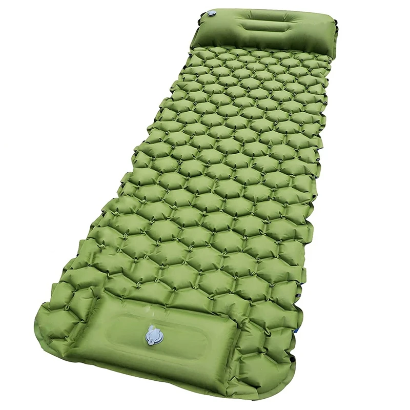 Top!-Camping Sleeping Pad,Camping Inflatable Mat with Pillow,Foot Press Lightweight Air Mattress for Backpacking
Top!-Camping Sleeping Pad,Camping Inflatable Mat with Pillow,Foot Press Lightweight Air Mattress for Backpacking