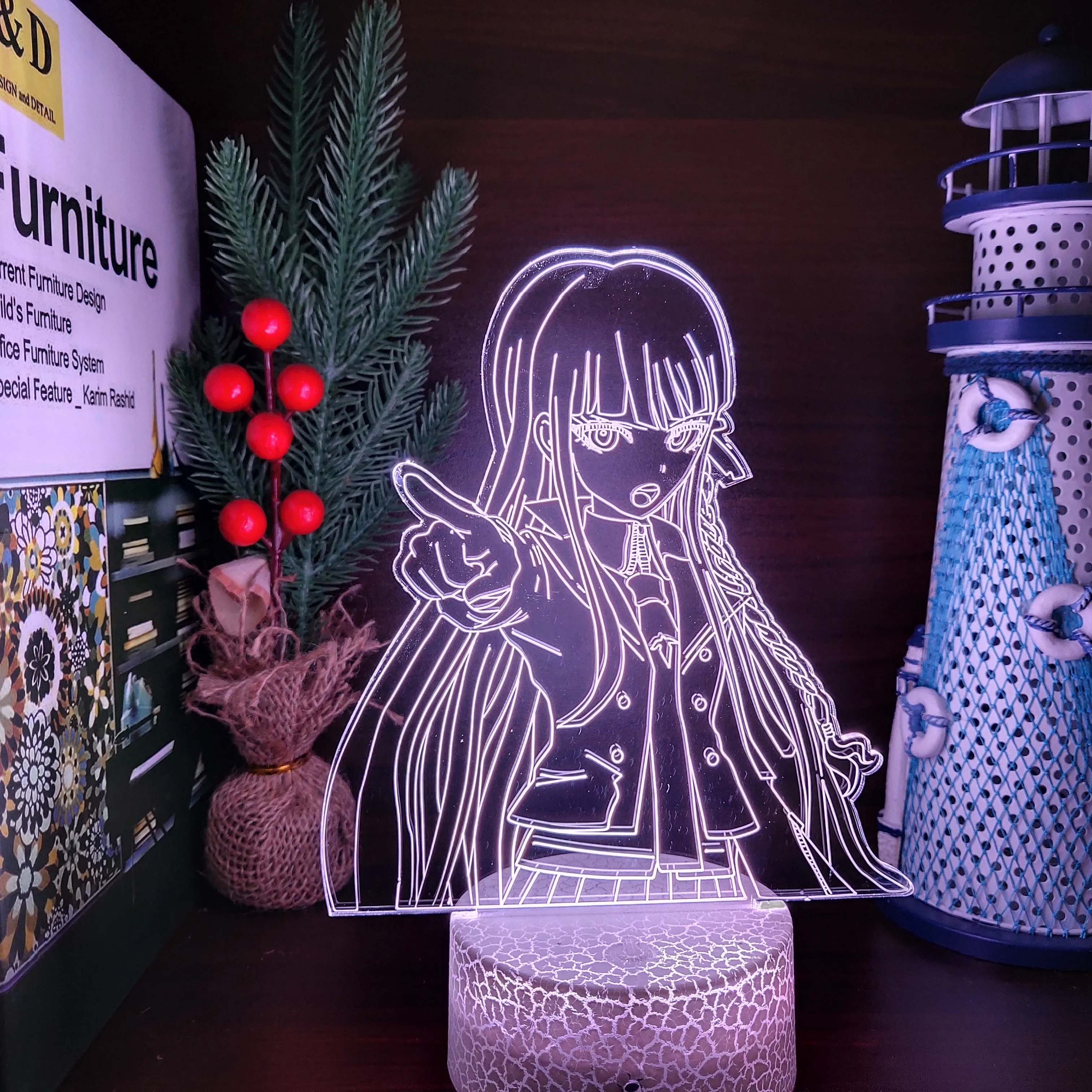 3D лампа Danganronpa Kyoko Kirigiri, акриловый Ночной светильник, аниме, иллюзия, светильник для украшения манги
3D лампа Danganronpa Kyoko Kirigiri, акриловый Ночной светильник, аниме, иллюзия, светильник для украшения манги